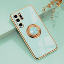 Luxury Plating Magnetic Silicone Case For Huawei P30 P40 Pro P20 Mate 20 P30Pro Honor 20 Pro Soft Shell Covers Stand Ring Holder