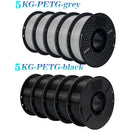 10KG 1.75mm PETG Filament Tangle-Free, High Quality 3D Printing Eco-friendly Plastic Consumables 22LBS, vacuum packaging 3D Prin