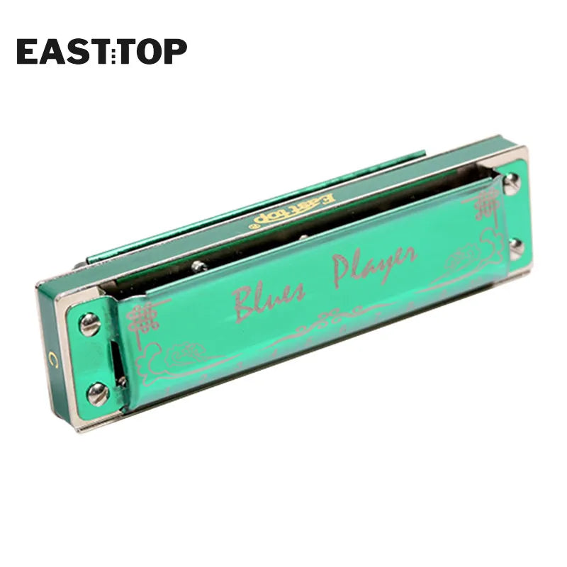 EASTTOP PR020 10 Holes Diatonic Harmonica Blues Harp Diatonic 10 Hole Blues Professional Harmonica Musical Instruments