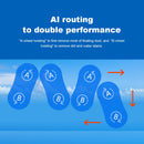 Household window automatic water spray cleaning robot vacuum cleaner remote control electric window wiper household glass wiper