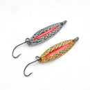 OUTKIT Mini Fishing Lure 2.5g3.5g Spoon Metal Lures Spinner bait Minnow Small Fish Single Hook jig Stream Trout Baits Pesca Hot