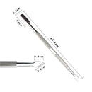 1pc Stainless Steel Triangle Stick Rod Nail Cuticle Push UV Gel Polish Remover Wet Paper Nail Care Wipe Nail Polish Remover Tool