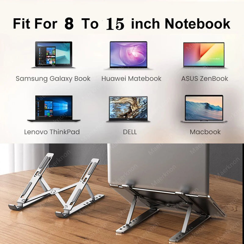 Portable Laptop Stand Notebook Stands Adjustable Ergonomic Laptop Support Base Holder for Macbook Computer Accessories Bracket