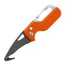 Tragbares Klappmesser Express Paketmesser Geschenk Schlüsselanhänger Gezacktes Hakenmesser Outdoor Camping Handgepäck Überlebenswerkzeug Kartonöffner