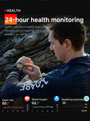 New Outdoor 10ATM Waterproof Swim Smart Watch Men GPS Compass Flashlight 540mAh Large Battery Bluetooth Call Sport HD Smartwatch