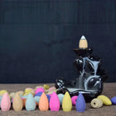 10-50pcs Mixed Burner Incense Relax Unwind 28x15mm Backflow Incense Rose Mint Natural Sandalwood Cone Suitable for All Burners