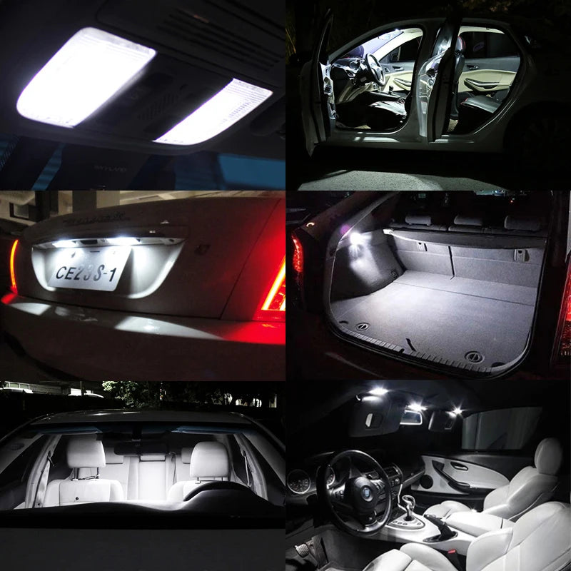 LED Interior Light Bulb Kit For Acura TSX 2004-2009 2010 2011 2012 2013 2014 Car Reading Dome Trunk Vehicle Indoor Lamp Canbus