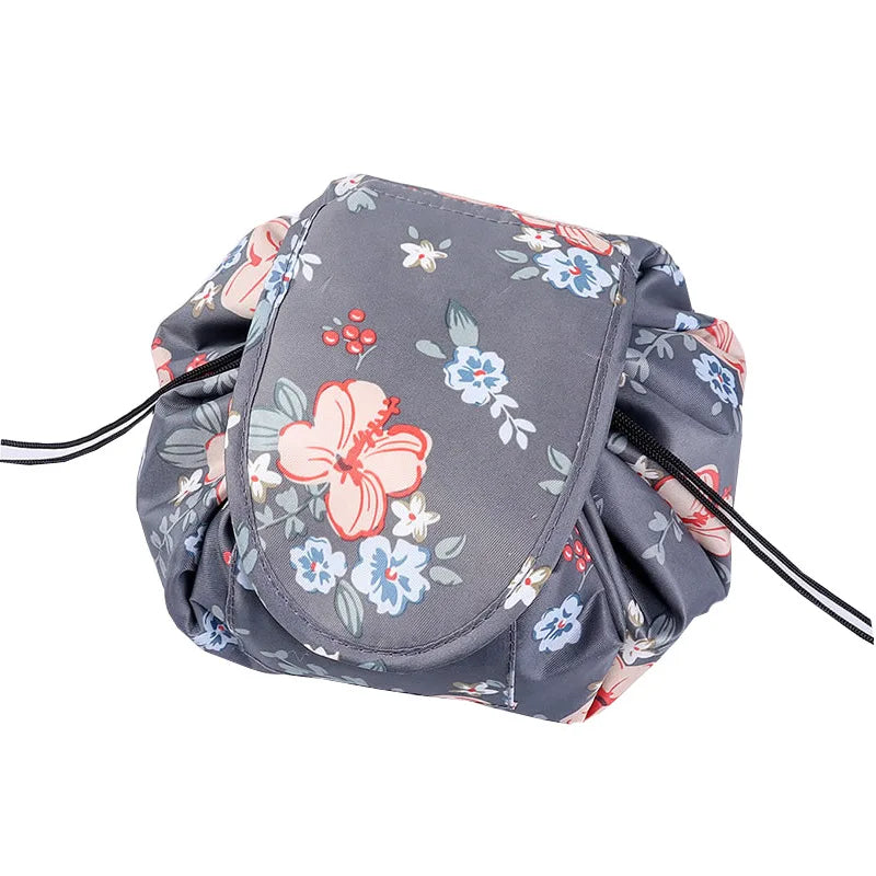 Women Drawstring Cosmetic Bag Travel Storage Makeup Bag Organizer Female Make Up Pouch Portable Waterproof Toiletry Beauty Case