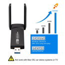Wireless USB 1300Mbps WiFi Adapter Dual Band 2.4G 5Ghz USB 3.0 WIFI USB Adapter 802.11ac With Antenna BT4.2 For Desktop Laptop