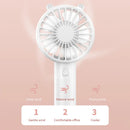 Portable Handheld Fan Small Cooling Fan USB Rechargeable Eyelash Eyelash Mute Cooler Handheld Fan Mini USB Rechargeable Desk