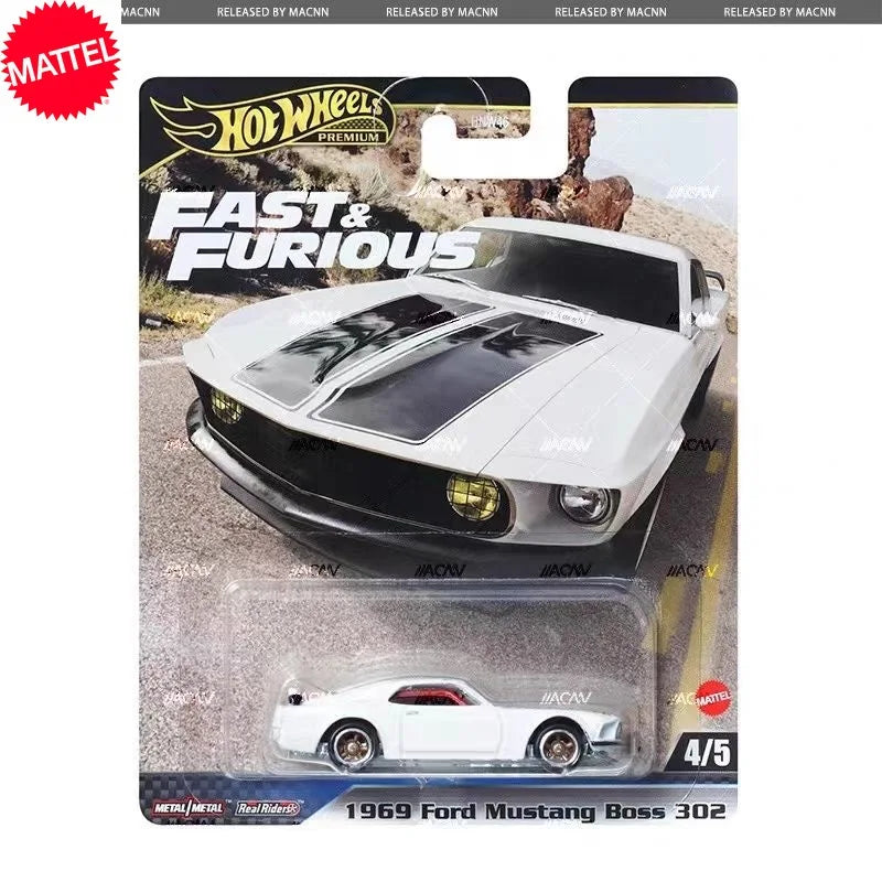 Hot Wheels Cars Premium Fast & Furious Car HNW46-F for Adult Collectors 1/64 Diecast Vehicle Model Toys Gift