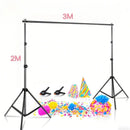 2X2M Stand Background for Backdrop Wall Photography Adjustable Support System Photo Studio  for Non-Woven Muslin Backdrops