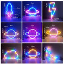 Jellyfish Neon Sign Light LED Wedding Lighing Love Logo Lamp Cute Cloud Christmas Decor Moon Lamp Wall USB Powered Home Decor