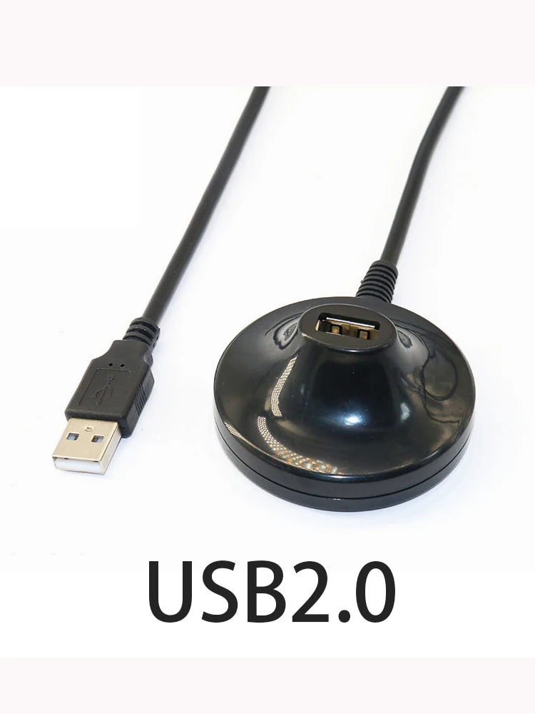 0.8/1.5m USB 2.0 3.0 Extender Cable Male to Female Adapter Base Docking Stand For Laptop Projector Mouse Keyboard USB Extender