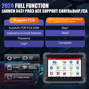 LAUNCH X431 PRO3 ACE Scan Tool for Online ECU Coding Topology Map CANFD DoIP SGW All System Diagnostic tools 37+ Service