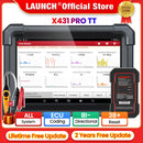 2025 LAUNCH X431 PRO TT V5.0 Car Diagnostic Tools CAN FD/DOIP/OBFCM Auto All System Scanner Bidirectional ECU Coding 38+ Reset