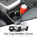 for Toyota RAV4 2019 - 2021 Car Cup Holder Storage Box Shock-Absorbing Central Armrest Cup Tray TPE Tidying