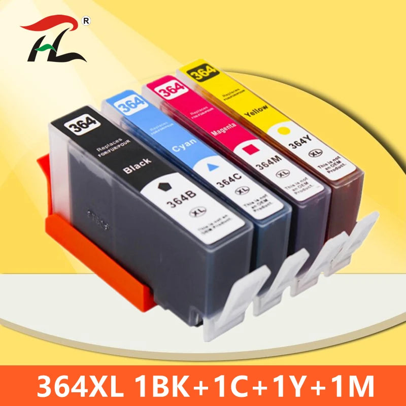 364XL Compatible Ink Cartridge for HP364 xl Photosmart for hp 364 5520 5524 6510 6520 7510 B109 B110 B209 B210 C309 Printer