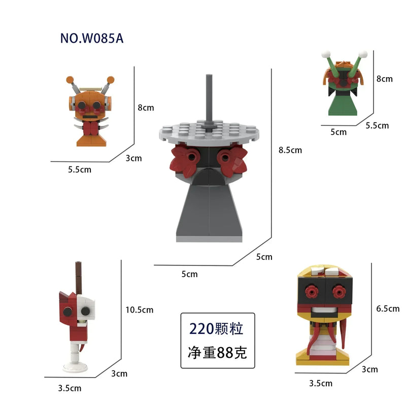 Sprunki Blocks Toys Sprunki Incredibox Building Blocks Model Children's Educational Oren Wenda Building Block Toys for Kids Gift