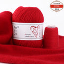 6Set Aurum Cashmere Yarn With Thread Hand Knitting For Cardigans Women Scarf Woolen Yarn 50g+20g Factory Wholesale Free Shipping