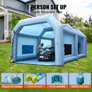 VEVOR Inflatable Paint Booth with Blowers Inflatable Spray Booth Powerful Spray BoothCar Paint Tent Air Filter System