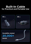 UGREEN Nexode Pro 200W 25000mAh Power Bank Retractable Cables Portable PD External Battery PowerBank for Laptop Fast Charge