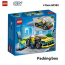 LEGO 60383 City  Electric Sports Car, Toy Blocks, Present, Racing Car, Town Making, Boys, Girls, Ages 5 and Up