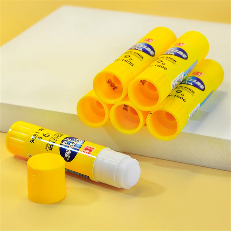 3/6/12pcs solid adhesive stick with large capacity, safe and formaldehyde free adhesive, high school financial office supplies