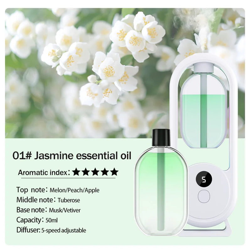 USB Oil Aromatherapy Machine Air Purifying Automatic Diffuser Deodorization Fragrance Humidifier Office Bedroom Home Commercial