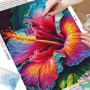 HUACAN Diamond Painting Colorful Flower Picture Of Rhinestones Mosaic Fantasy 5D DIY Home Decorative