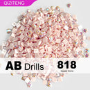 New Arrivals Single Color AB Square Diamond Beads for DIY Diamond Paintings  Resin AB Drills 2.5mm AB Drills 1000/2000Pcs