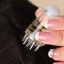 Fünf-Nadel-Kopfhaut-Applikator Tragbarer Mini-Kopf-Ätherisches-Öl-Kugel-Massagekamm Haarwachstumsflüssigkeits-Anleitungstool