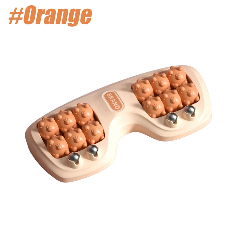 Dual Foot Massager Roller Foot Massage,Plantar Fasciitis Relief,Stress Relief and Deep Relaxation,Shiatsu Acupuncture Massage