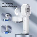 Xiaomi Personal Fan Handheld Portable Small Hand Fan Cool Accessories Foldable Air Cooling Stuff Desk Food Cooler for Kid Adult