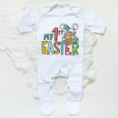 My 1st Easter Baby Bodysuit Babygrow Sleepsuit Rabbit Print Baby Coming Home Hospital Outfit Clothes Infant Easter Party Romper