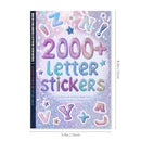 2000+ Pcs Alphabet Sticker for Journaling Fun Colorful Craft Letter Stickers for Junk Journal Scrapbooking Supplies Ideal DIY D