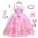 Girls Aurora Belle Rapunzel Sofia Princess Dress Halloween Easter Cosplay Costume Party Kids Dresses for Girls Children Clothing