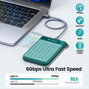 ORICO HDD Case 2.5 SATA to USB 3.0 Adapter Hard Drive Enclosure for SSD Disk HDD Box Type C 3.1 Case HD External HDD Enclosure