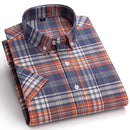 The Oxford Line | 100% Cotton Short-Sleeve Oxford Shirt