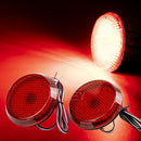 2x Red LED Rear Bumper Reflector Lights Car Tail Lamps Brake Stop Light For Nissan Qashqai X-Trail T31 For Toyota Corolla Sienna