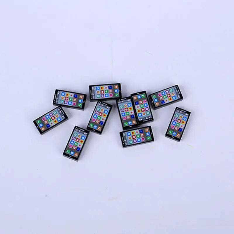 MOC City Building Blocks Character Accessories Mini Brick Audio Computer Brick Control Center Radar Keyboard Pattern Toy K037