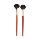 1 piece Small Fan Makeup brushes Highlighter Nose shadow Make up brush Blusher contour exquisite beauty tools Goat hair