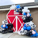 Cow Balloons Garland Arch Kit Cowboy Cowgirl Theme Party Decorations for Baby Shower Birthday Farm Western Theme Party Supplies