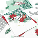 Christmas Joy Holiday Metal Cutting Dies Clear Stamps Stencil Card Scrapbook Embossed Paper Album Diy Craft Knife Mould Template