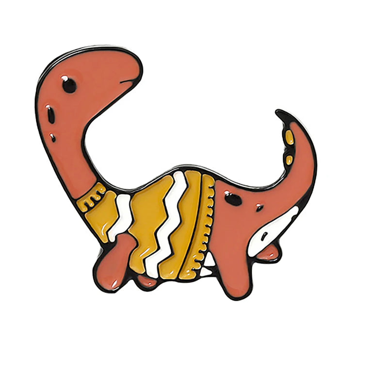 Triceratops Tyrannosaurus Rex Giraffe Stegosaurus Brontosaurus Brooch Badge Dinosaur Lapel Pins Dinosaur Brooch Pterosaur