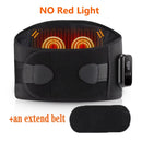Cordless Hot Waist Belt Massager Lower Back Support Lumbar Protector Back Heated Vibration Massage Waist Brace Relief Pressure