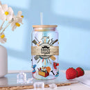 3D UV DTF Transfers Aufkleber 16oz Becher Wraps Papa Vatertag Bedruckt für DIY Glas Keramik Metall Leder Etc. D16893