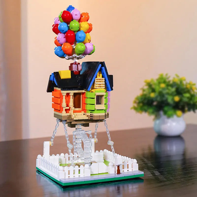 635PCS Creative Balloon Flying House Building Blocks Movie of Up MOC Construction Bricks Set Gift Toys For Kids Children