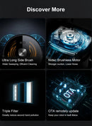 ABIR K30 Robot Vacuum Cleaner, Auto-Empty Station, Dual Lidar, 6500PA Suction,Multi-Floor Maping, Smart Home Wet Dry Appliance