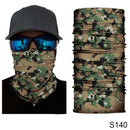 Camouflage Cycling Face Mask Scarf Neck Gaiter Men Seamless Bandana Women Headband Balaclava Tube Face Shield